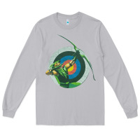 Moon Dust Green Arrow DC, Green Arrow DC vintage, Green Arrow DC art, Green Arro Long Sleeve Tee - InspiraDesign