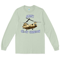 Matcha ARMY CH-47 CHINOOK HELICOPTER Long Sleeve Tee - InspiraDesign