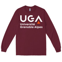 Burgundy université grenoble alpes Long Sleeve Tee - ArtChic