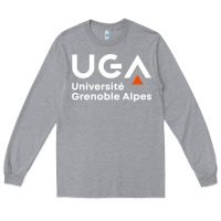 Heather Grey université grenoble alpes Long Sleeve Tee - ArtChic