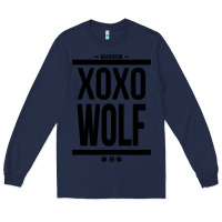 Navy EXO WOLF  BaekHyun 88  KPOP Text Style Long Sleeve Tee - ArtChic