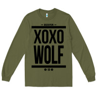 Army Green EXO WOLF  BaekHyun 88  KPOP Text Style Long Sleeve Tee - ArtChic