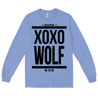Colony Blue EXO WOLF  BaekHyun 88  KPOP Text Style Long Sleeve Tee - ArtChic