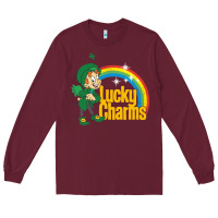 Burgundy lucky charms lucky charms Long Sleeve Tee - ArtChic