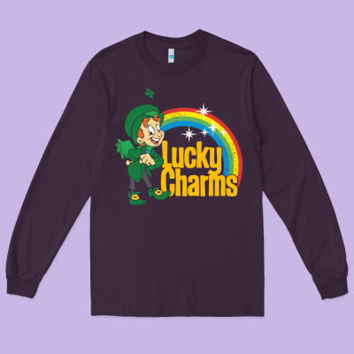 Lucky Charms Lucky Charms Long Sleeve Tee Designed By Artchic