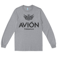 Heather Grey avion tequila Long Sleeve Tee - ArtChic