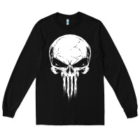 Black the punisher Long Sleeve Tee - ArtChic