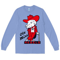 Colony Blue vintage colonel reb mascot Long Sleeve Tee - ArtChic