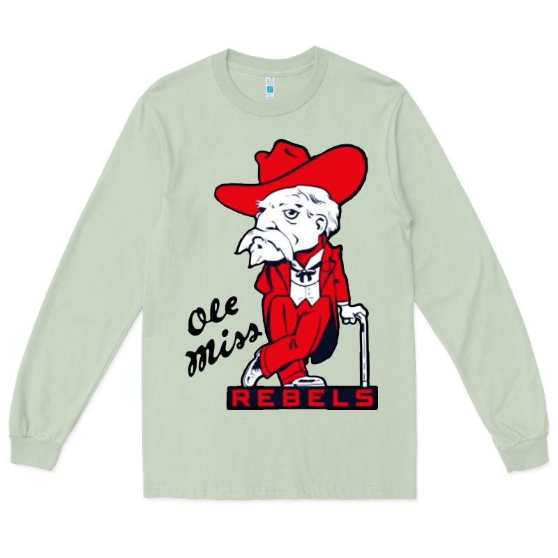 Vintage Colonel Reb Mascot Long Sleeve Tee by ArtChic | Teevron