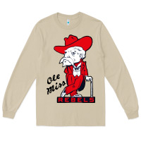 Mushroom vintage colonel reb mascot Long Sleeve Tee - ArtChic