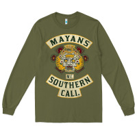 Army Green Mayans MC Classic Long Sleeve Tee - ArtChic