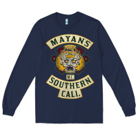 Navy Mayans MC Classic Long Sleeve Tee - ArtChic