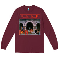 Burgundy Moving Pictures - Rush Long Sleeve Tee - ArtChic