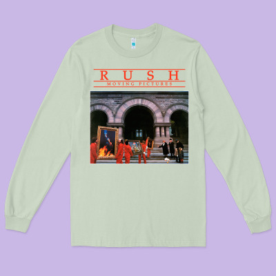 Moving Pictures - Rush Long Sleeve Tee Designed By Artchic