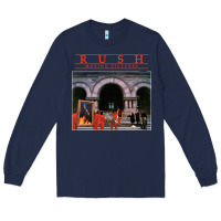 Navy Moving Pictures - Rush Long Sleeve Tee - ArtChic