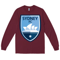 Burgundy Sydney FC Long Sleeve Tee - ArtChic