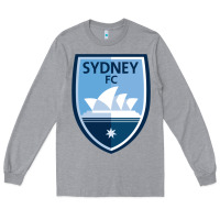 Heather Grey Sydney FC Long Sleeve Tee - ArtChic