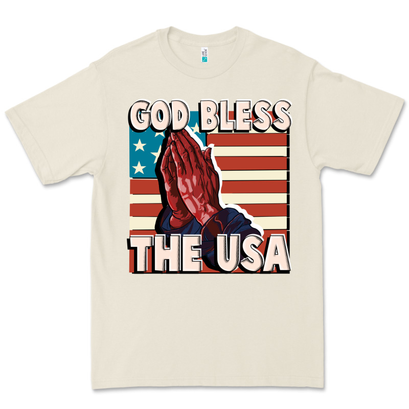 God Bless The Usa Premium Tee by FaDigitalArtStudio | Teevron