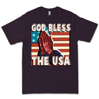 Plum God Bless the USA Premium Tee - FaDigitalArtStudio