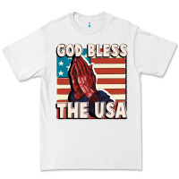 White God Bless the USA Premium Tee - FaDigitalArtStudio