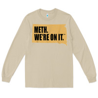 Mushroom mens meth we're on it south dakota anti drugs campaign vintage t shirt Long Sleeve Tee - ArtChic