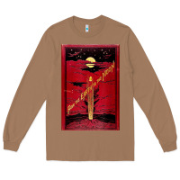 Toasted Coconut From The Earth To The Moon Jules Verne Book Cover Design Long Sleeve Tee - ArtChic