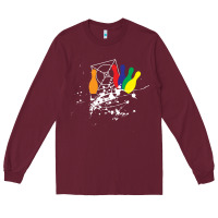 Burgundy awana games custom design Long Sleeve Tee - ArtChic