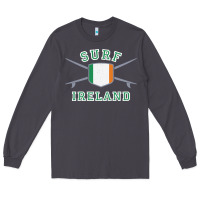 Smoke ireland surfing hoodie  irish flag surfboards design Long Sleeve Tee - ArtChic