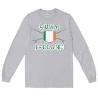 Moon Dust ireland surfing hoodie  irish flag surfboards design Long Sleeve Tee - ArtChic