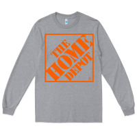 Heather Grey HOMEDEPOT Long Sleeve Tee - ArtChic