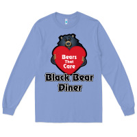 Colony Blue resto, black bear diner Long Sleeve Tee - ArtChic