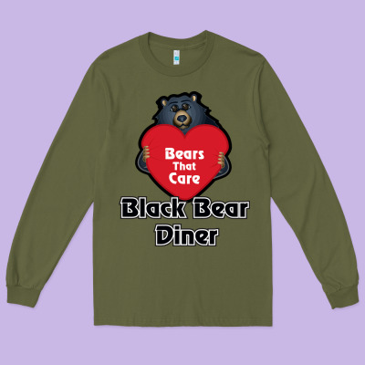 Resto, Black Bear Diner Long Sleeve Tee Designed By Artchic