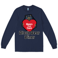 Navy resto, black bear diner Long Sleeve Tee - ArtChic