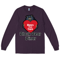 Plum resto, black bear diner Long Sleeve Tee - ArtChic