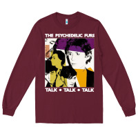 Burgundy The Psychedelic Furs, psychedelic furs, psychedelic, furs, the psyched Long Sleeve Tee - ArtChic