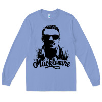Colony Blue macklemore portrait Long Sleeve Tee - ArtChic