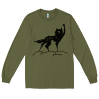 Army Green fantastic mr fox wolf Long Sleeve Tee - ArtChic