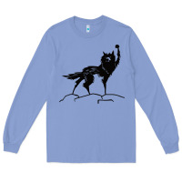 Colony Blue fantastic mr fox wolf Long Sleeve Tee - ArtChic