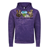 Cloud Purple Peace Love Percheron Horse Vintage Hoodie - LillyAllenDesigns