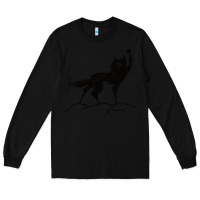 Black fantastic mr fox wolf Long Sleeve Tee - ArtChic