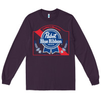 Plum pabst blue ribbon 1 Long Sleeve Tee - ArtChic