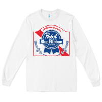 White pabst blue ribbon 1 Long Sleeve Tee - ArtChic