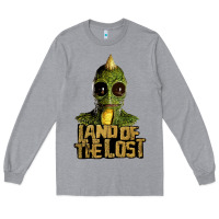 Heather Grey land of the lost Long Sleeve Tee - ArtChic