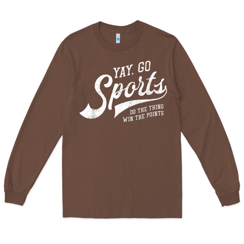 Yay Go Sports Vintage Funny Sports Long Sleeve Tee by ArtChic | Teevron
