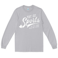 Moon Dust Yay Go Sports Vintage Funny Sports Long Sleeve Tee - ArtChic