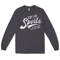 Smoke Yay Go Sports Vintage Funny Sports Long Sleeve Tee - ArtChic
