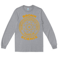 Heather Grey the bronx science Long Sleeve Tee - ArtChic