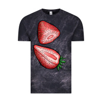 Cloud Black strawberries 1 Vintage Tee - BundleAndBundleShop