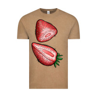 Vintage Coffee strawberries 1 Vintage Tee - BundleAndBundleShop
