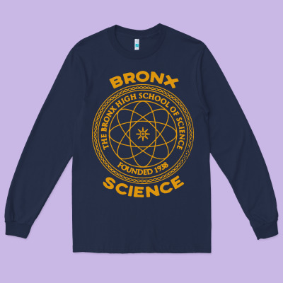 The Bronx Science Long Sleeve Tee Designed By Artchic